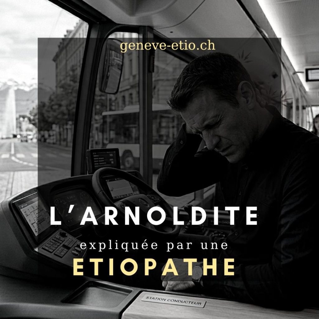 Douleur de la nuque irradiant vers la tête typique d’une arnoldite ou névralgie d’Arnold à Genève